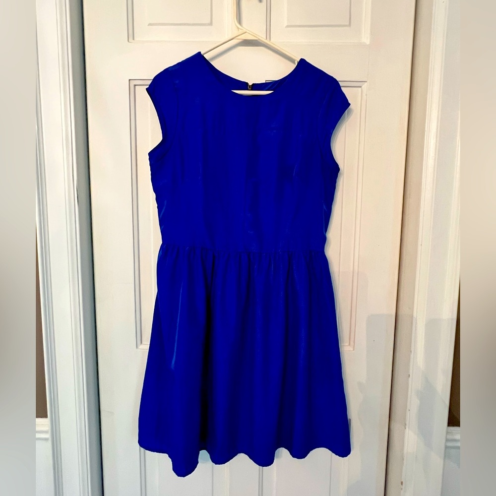 Blue dress